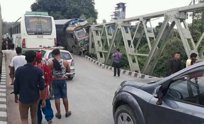 अरुणखोला पुल मर्मत, १३औँ दिनपछि यातायात सुचारु