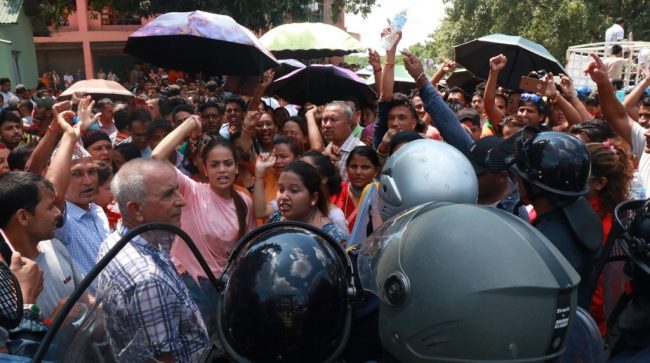 भरतपुरको प्रदर्शन रोक्न अनिश्चितकालीन निशेधाज्ञ जारी