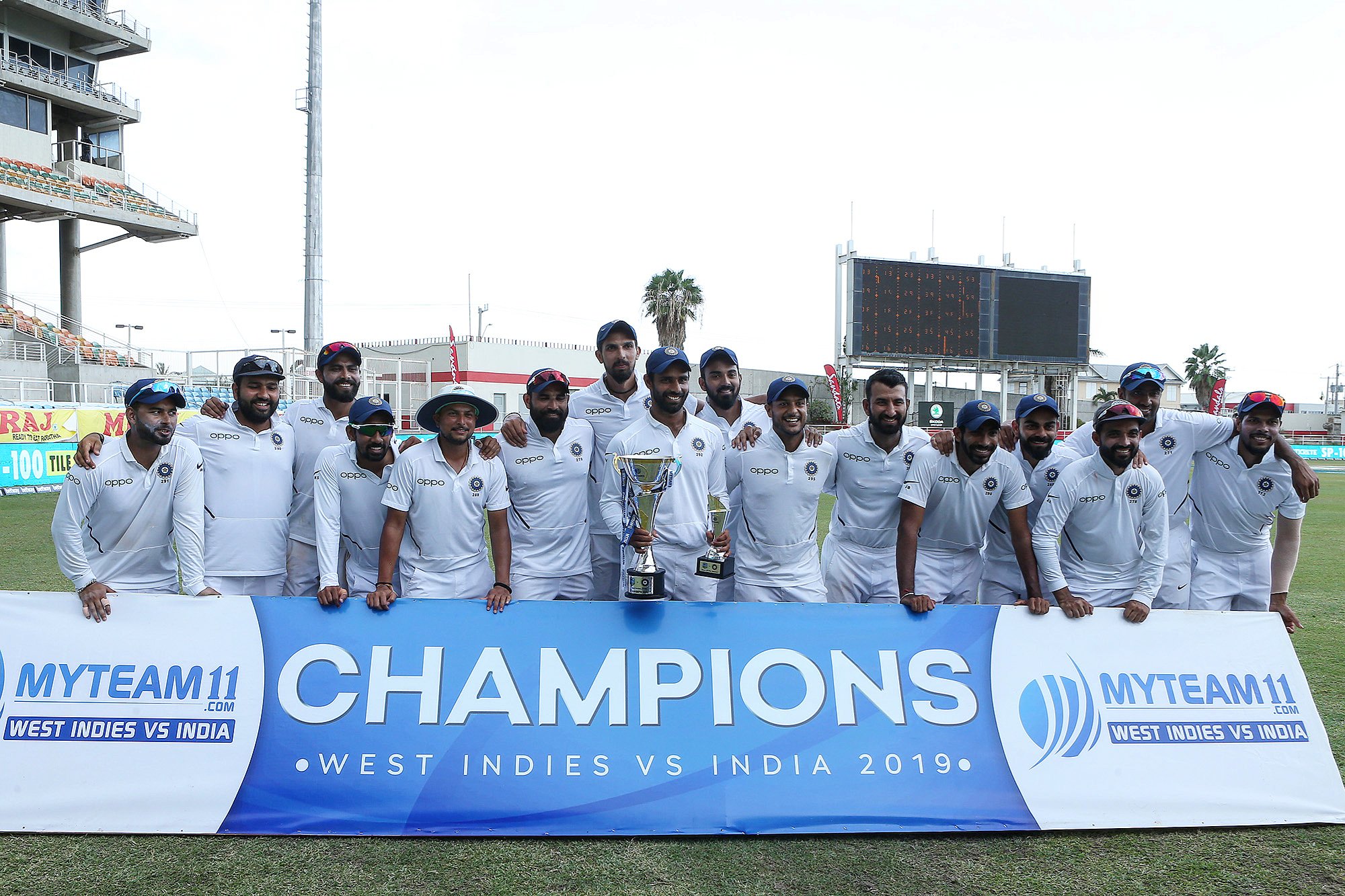 भारतद्वारा टेस्ट सिरिज ‘क्लीन स्वीप’, कप्तान कोहलीले बनाए अर्को रेकर्ड