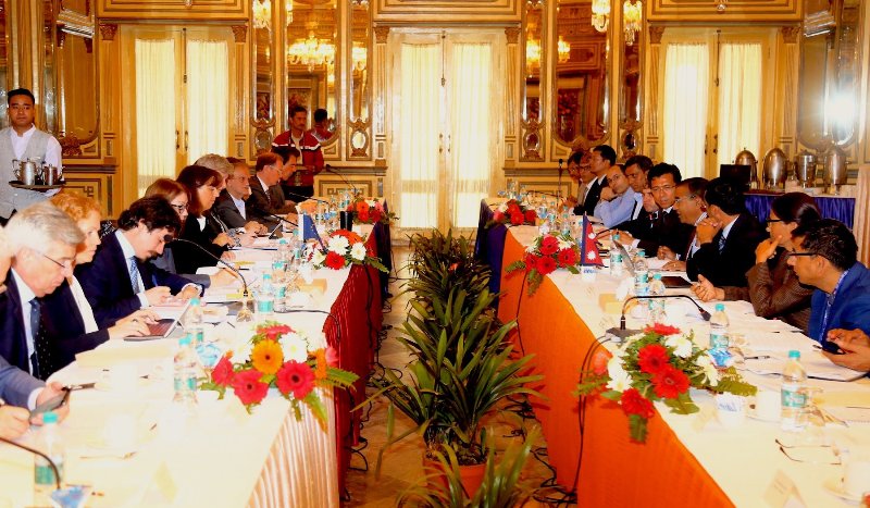 नेपाल–ईयू बैठकः ईयूले ६३ मिलियन यूरो सहयोग गर्ने