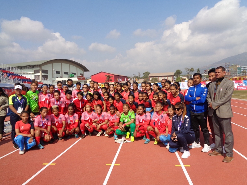 महिला फुटबलः नेपाल भारतसँग पराजित