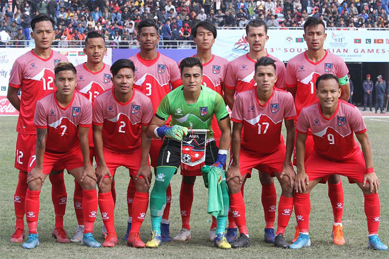 नेपाल साग फुटबलको फाइनल नजिक, माल्दिभ्स २-१ ले पराजित