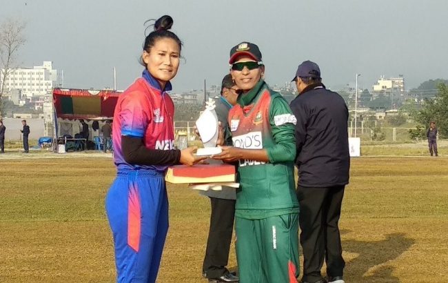 १३औँ सागः महिला क्रिकेटमा बंगलादेशसँग नेपालको लज्जास्पद् हार