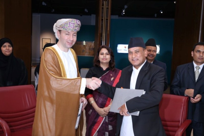 नेपाल र ओमानको राष्ट्रिय संग्रालयबीच सम्झौता