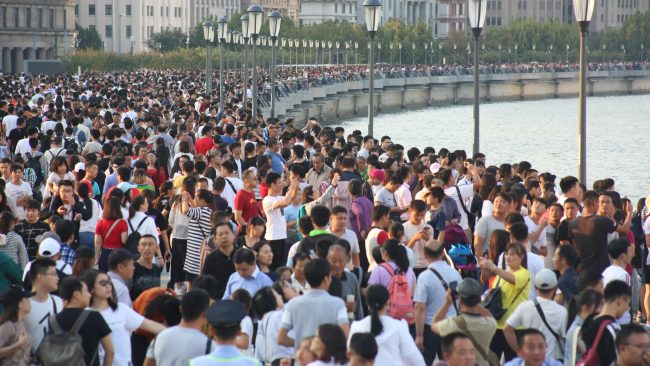 चीनको शहरी जनसङ्ख्या ६०.६ प्रतिशत