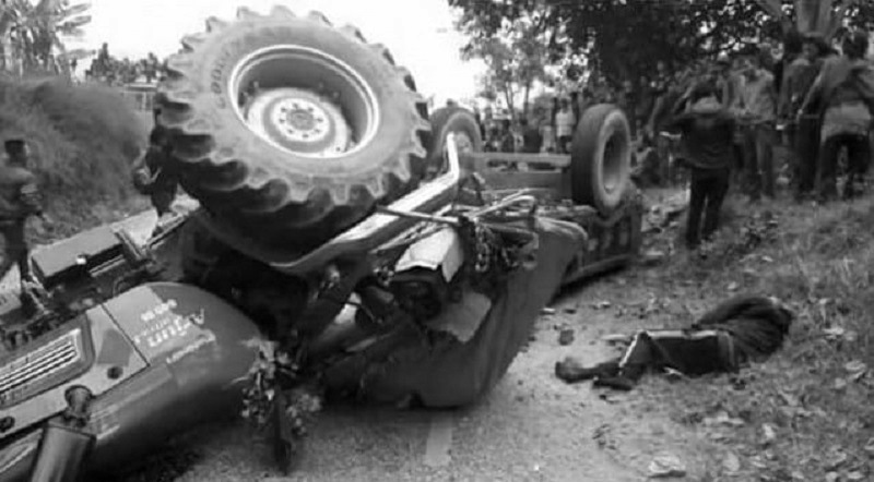 प्युठानमा ट्र्याक्टर दुर्घटना : सात जनाको मृत्यु