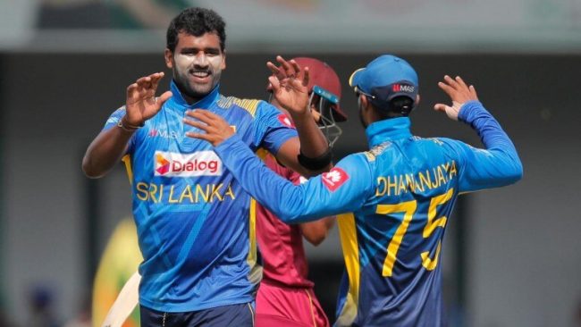 वेस्टइण्डिज बिरुद्धको टी २० को लागि थिसारा परेरा श्रीलंका टीममा