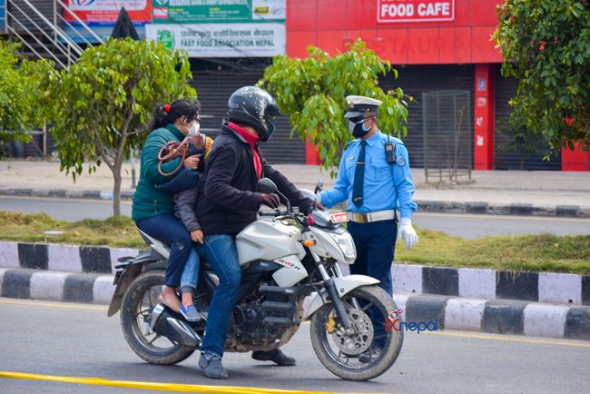 काठमाडौंका यी स्थानमा आज सवारी चलाउन प्रतिबन्ध