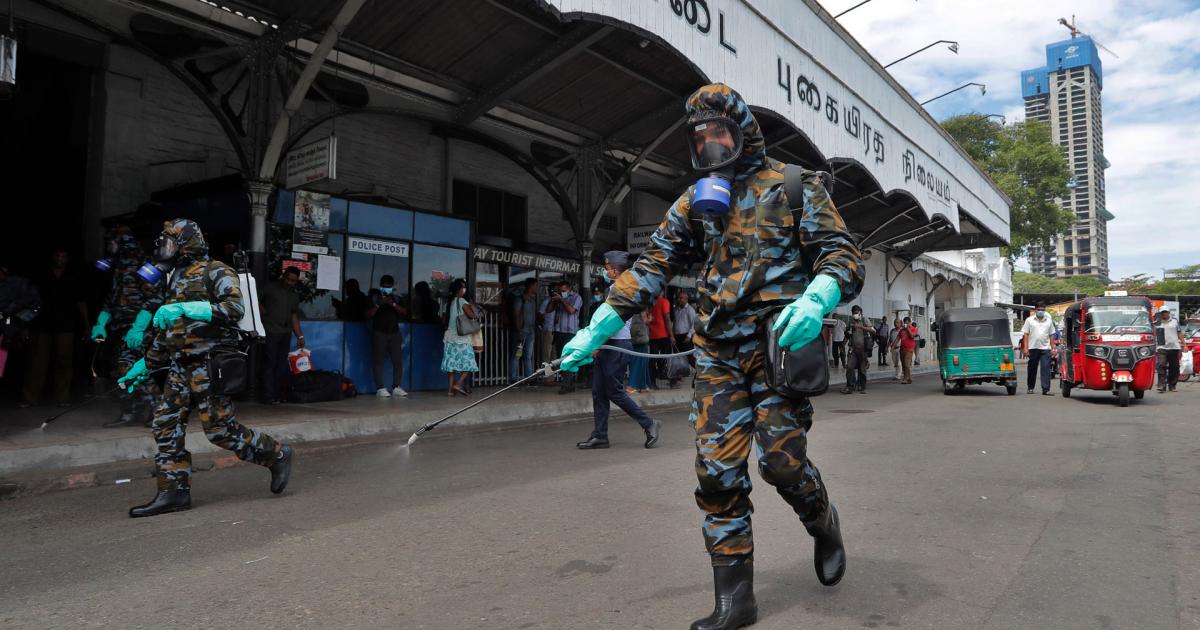 श्रीलङ्कामा कर्फ्यू आदेश उल्लङ्घन गर्ने २६ हजार व्यक्ति पक्राउ