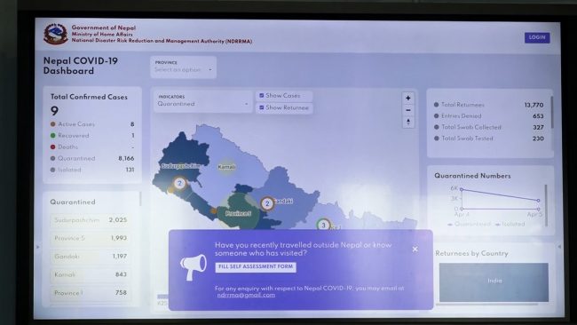 क्वारेन्टाइनमा रहेका व्यक्ति भागेको खण्डमा खबर गर्ने मोबाइल ‘एप’ सञ्चालनमा