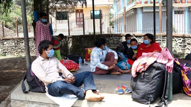 लालाबाला च्याँपेर घर फर्किनेको घुइँचो