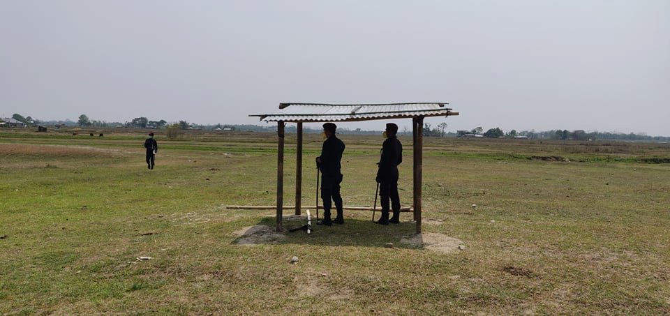 सीमा सशस्त्र प्रहरीको दुखः टेण्ट र पालको बास, लामखुट्टेको त्रास