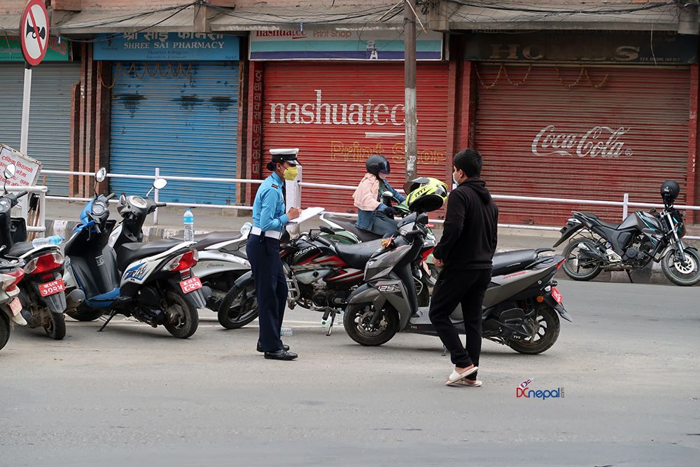 लकडाउन उल्लघंन गर्ने २ हजार १ सय ४६ जना नियन्त्रणमा