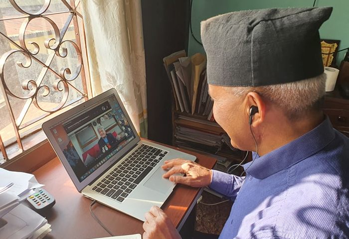 भर्चुअल शिक्षाबारे शिक्षामन्त्री र उपकुलपतिहरुबीच संवाद