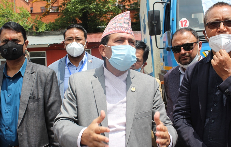 सबैको प्रयासबाट कोरोना रोकथाममा सफलता : मन्त्री ढकाल