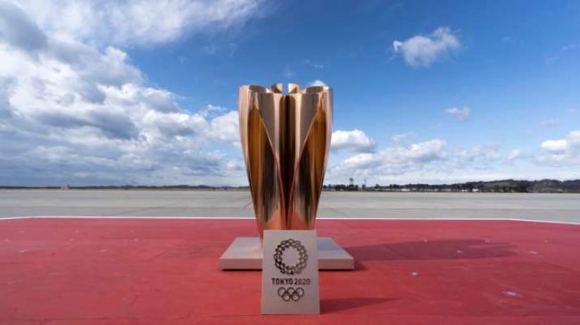 जापानले ओलम्पिक मशाल कोरोनाको कारण प्रदर्शनीबाट हटायो
