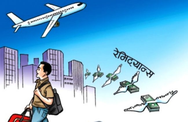 एक वर्षमा १० खर्ब विप्रेषण भित्रियो