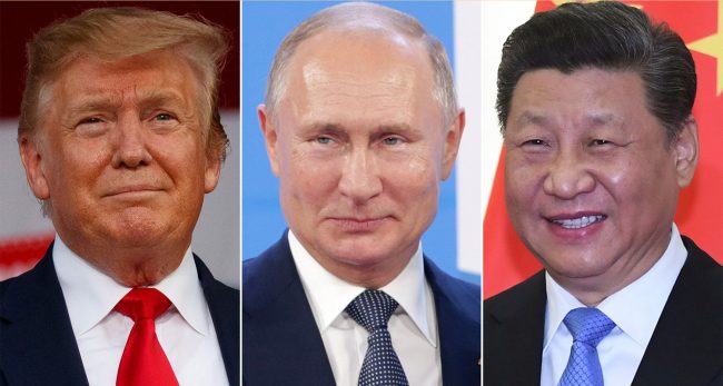 अमेरिकी राष्ट्रपति ट्रम्पमाथि खनियो रुस, चीन पनि आक्रामक