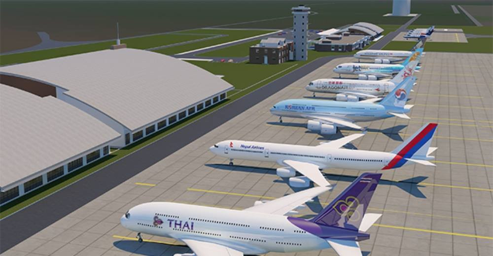 सामग्रीको अभावका कारण प्रभावित गौतमबुद्ध विमानस्थल निर्माणको काम पुन: सुरु