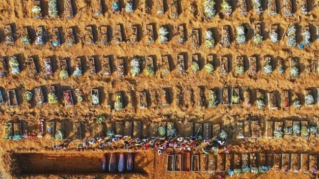 ब्राजिलमा लकडाउनबारे विवाद गहिरिँदै गर्दा एकै दिन ६०० भन्दा बढीको मृत्यु