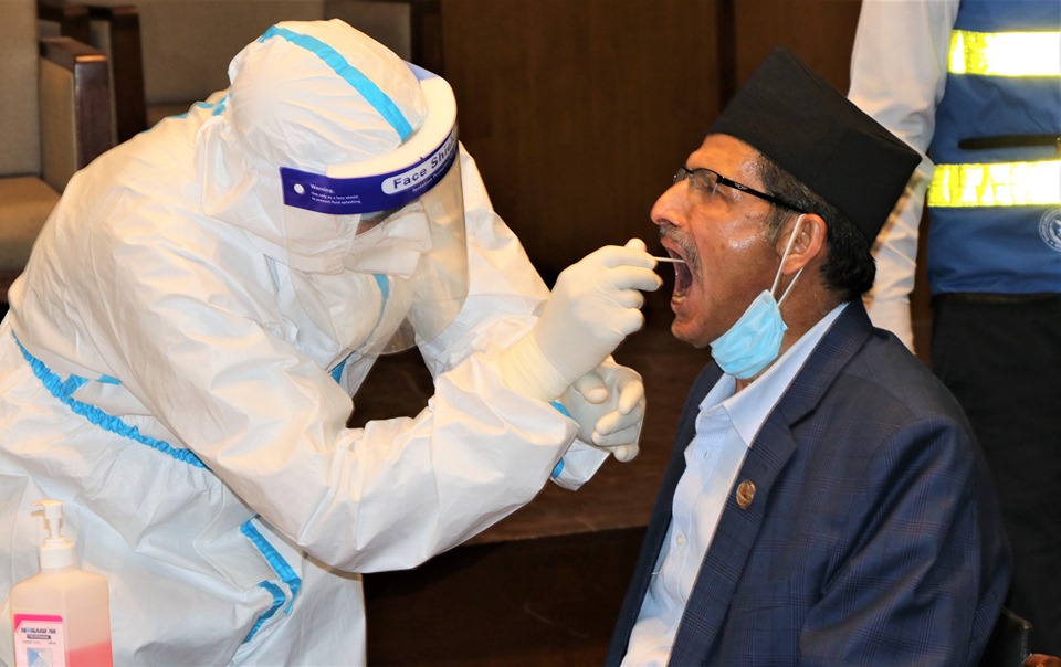 ४४१ जना सांसद र कर्मचारीकाे कोरोना संक्रमण परीक्षण