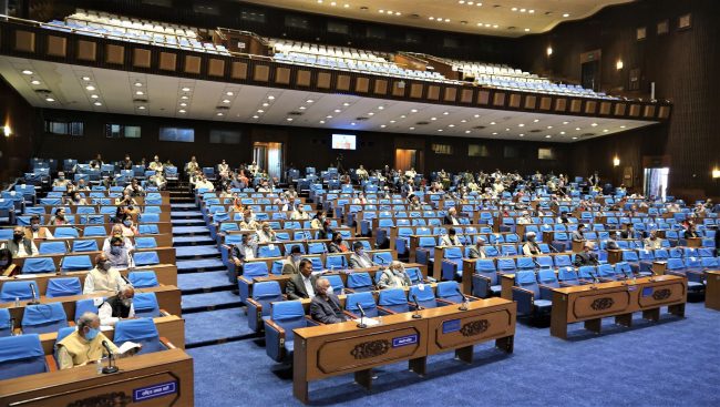 सरकारको नीति कार्यक्रममाथि पाँच संशोधन प्रस्ताव प्रस्तुत