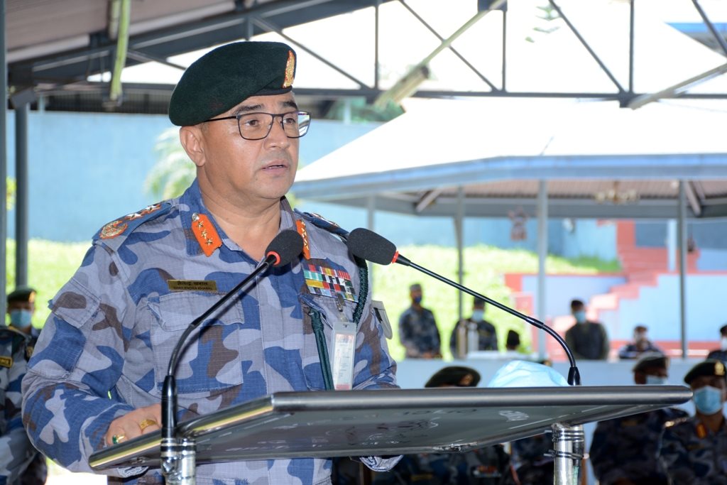 देश र जनताको सुरक्षामा उच्च मनोबलका साथ काम गर्न सशस्त्र प्रहरी महानिरीक्षक खनालको निर्देशन