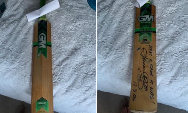 पूर्व ब्याट्सम्यान हर्सेल गिब्सको ब्याट लिलामीमा राखिने