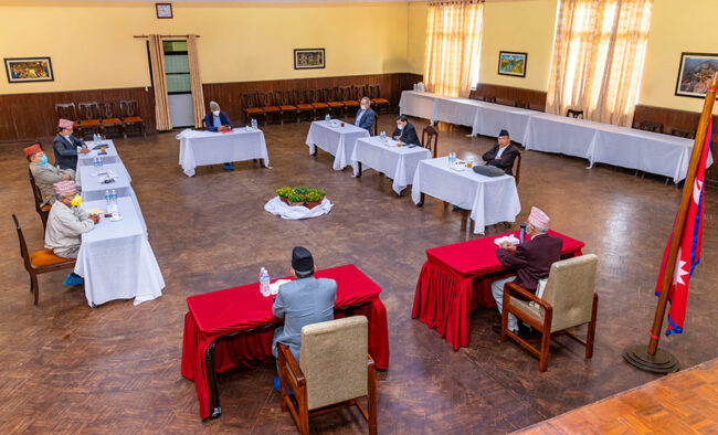 सचिवालय बैठकबाट विवाद समाधानका लागि गठिन कार्यदल अनुमोदन