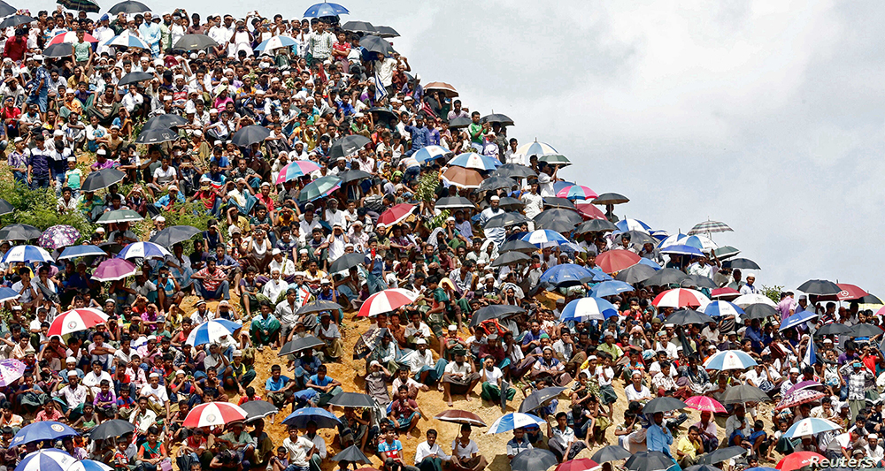 रोहिंग्या शरणार्थीलाई स्थानान्तरण गरिँदै, असुरक्षित स्थान भएको अधिकारकर्मीको भनाइ