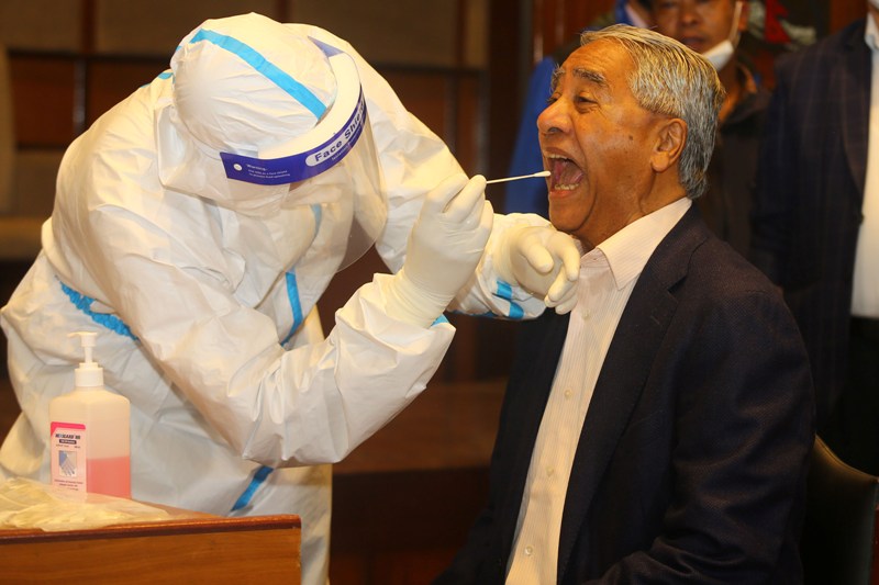 २१२  सांसदकाे काेराेना रिपोर्ट नेगेटिभ