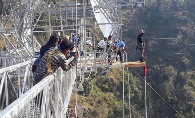 विश्वकै दोस्रो अग्लो बन्जीमा नेपालकै अग्लो लिङ्गेपिङ पनि सञ्चालन