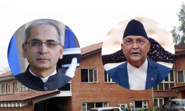 भारतमा नेपाली राजदूतलाई अपमान गरेकै बेला भारतीय राजदूत सुटुक्क बालुवाटारमा