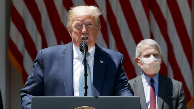 ट्रम्पद्वारा सङ्क्रमण विज्ञ फाउचीलाई निस्कासन गर्ने चेतावनी