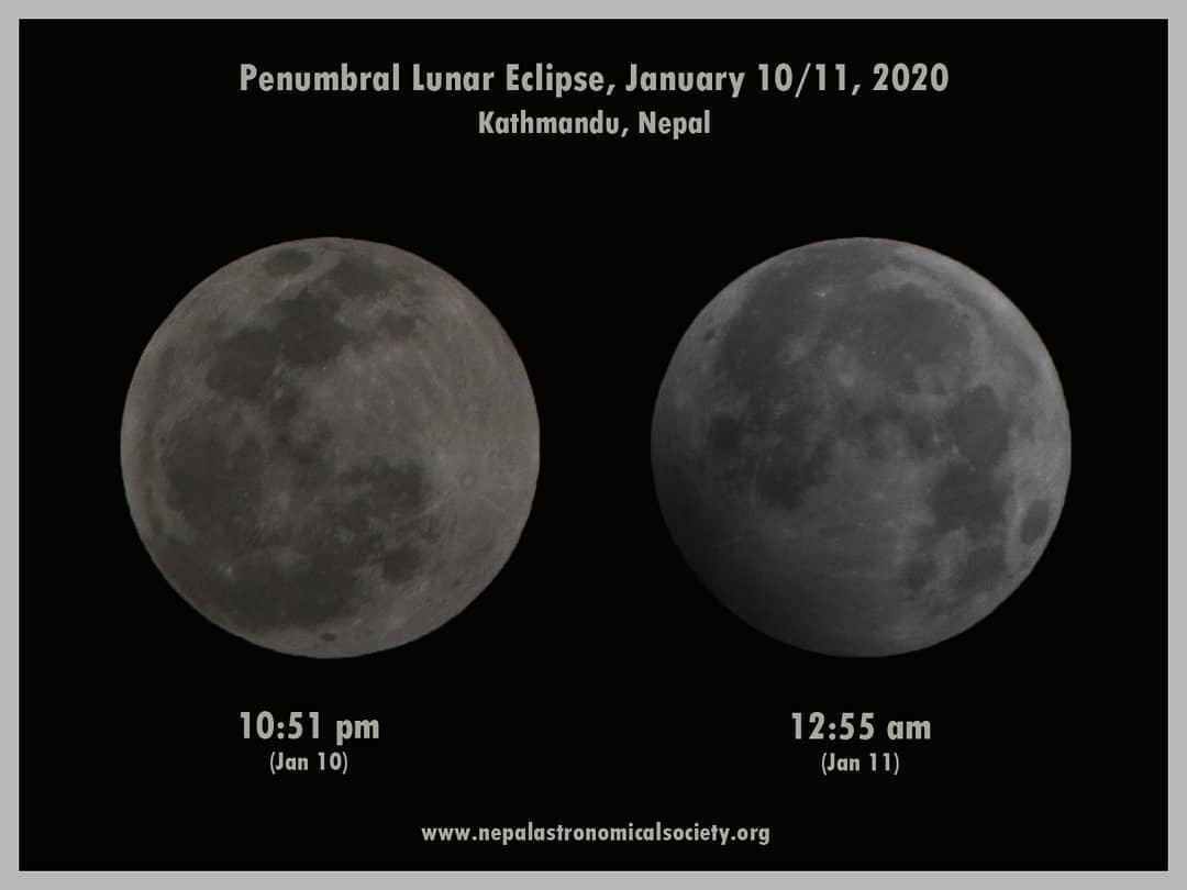 चन्द्रग्रहण नेपालबाट देखिँदैन : पञ्चाङ्ग निर्णायक समिति