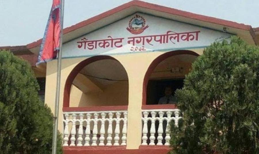 गैँडाकोटलाई बाँझो जग्गारहित नगर बनाइने, बजेट ७१ करोड ३२ लाख