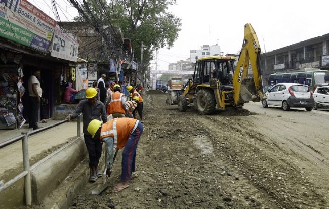 सुरक्षा विधि अपनाएर जोरपाटी–गोकर्ण–सुन्दरीजल सडक विस्तार