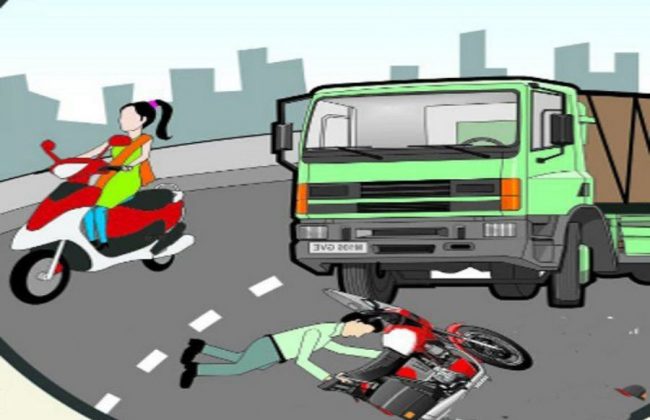बारामा मोटरसाइकल दुर्घटना : आमाको मृत्यु, छोरा घाइते