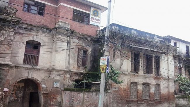 डिल्लीबजारस्थित कारागारको पुरानो भवन भत्कियो