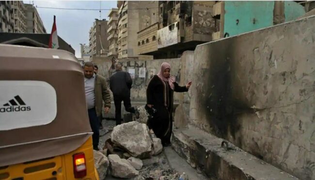 इराकको ग्रिन जोनमा दुई वटा क्षेप्यास्त्र प्रहार