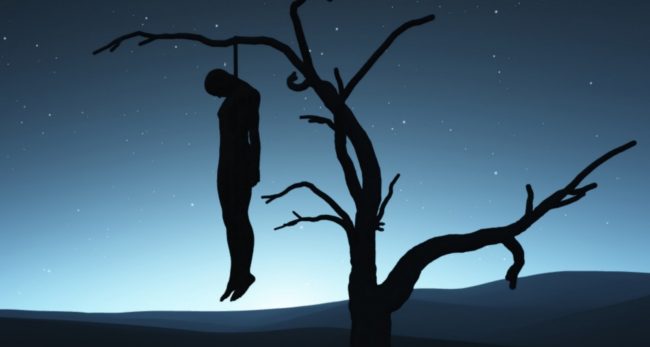 रुखमा झुण्डिरहेको लाशमुनि परिवारको रुवाबासी, कोरोना रिपोर्ट नआइ लाश नझारिने