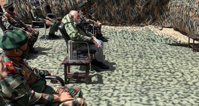 अचानक भारतीय प्रधानमन्त्री मोदी चीनसँग झडप भएको सीमा क्षेत्र लद्दाख किन गए ?