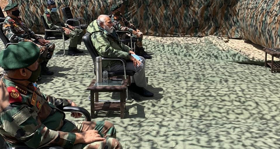 अचानक भारतीय प्रधानमन्त्री मोदी चीनसँग झडप भएको सीमा क्षेत्र लद्दाख किन गए ?