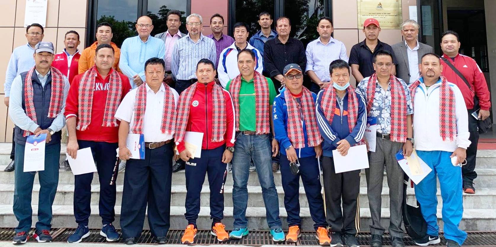 नेपाल तेक्वान्दो संघद्वारा पदाधिकारी तथा सदस्यहरुलाई विदाई