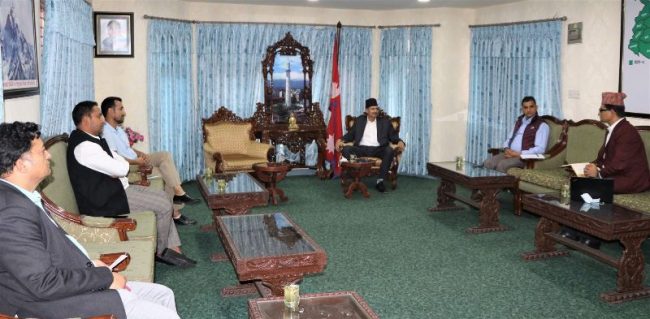 विपदग्रस्त क्षेत्रको गरिने राहत र पुन:स्थापनाबारे सभामुखको चासो