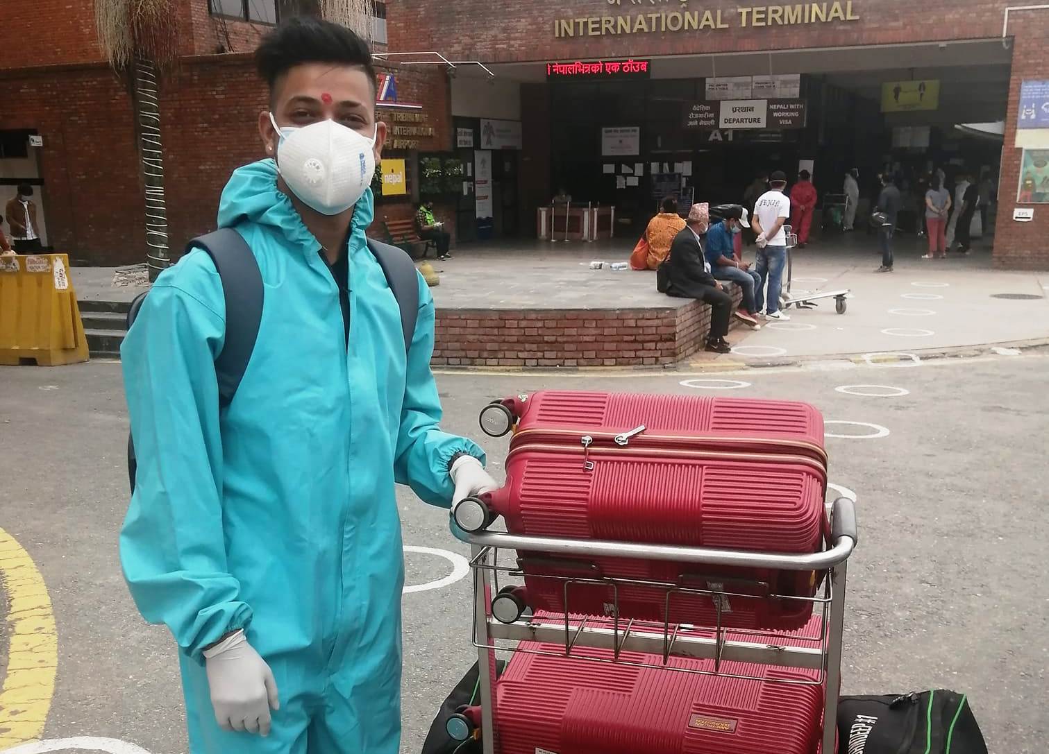 सन्दीप सीपएल खेल्न ट्रिनिडाड प्रस्थान