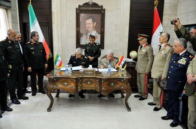 सिरिया र इरानबीच सैन्य सहयोग सम्बन्धि सम्झौतामा हस्ताक्षर
