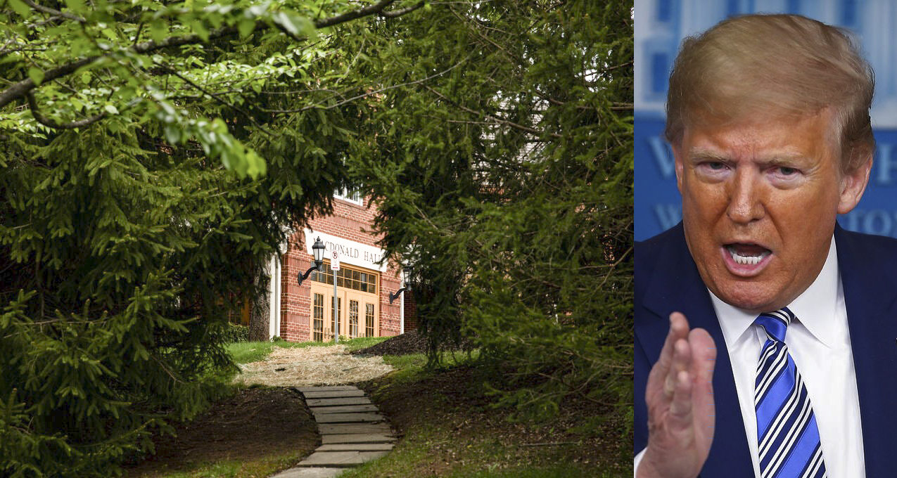 आफ्नै छोरा पढ्ने स्कुलले दियो ट्रम्पलाई च्यालेन्ज, आदेश मान्न अस्वीकार गरिदियो