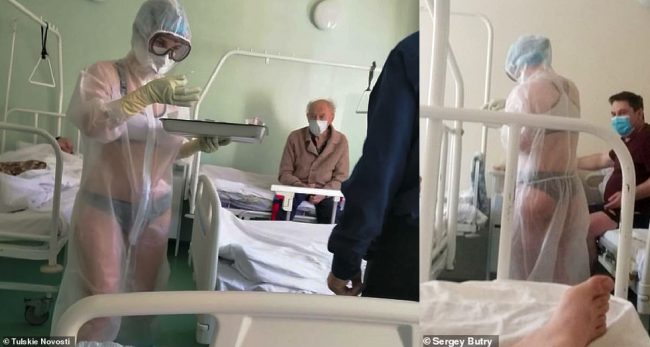 भित्री वस्त्र मात्र लगाएर बिरामीको उपचार गर्ने नर्स अब बनिन् समाचारवाचिका
