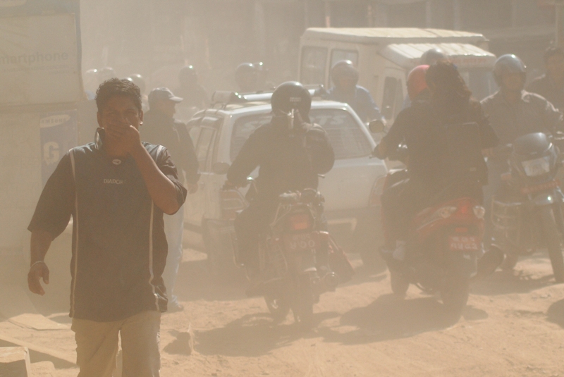 वायु प्रदूषण मापन मेसिन जडान